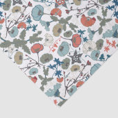 エレガントフローラうれしそうな青オレンジグリーン 薄葉紙 (詳細)