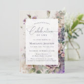 エレガントフローラお祝い 招待状 (スタンド正面)