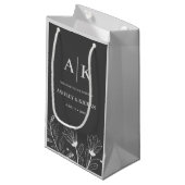 エレガントフローラがグレイ結婚の歓迎 スモールペーパーバッグ (正面アングル)