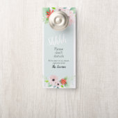 エレガントフローラが歓迎を妨げ結婚ない ドアノブサイン (ノブ)