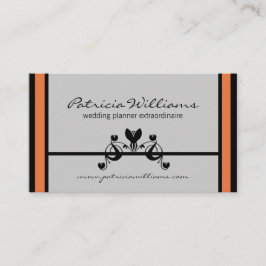 エレガントフローラが渦巻く名刺 名刺