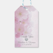 エレガントフローラさくらんぼ咲きありがとう結婚 ギフトタグ (正面)