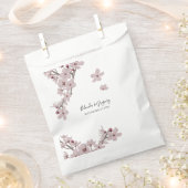 エレガントフローラさくらんぼ結婚ブロッサム フェイバーバッグ (クリップ留めされた状態)