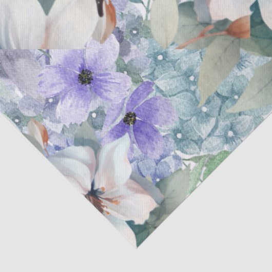 エレガントフローラと蝶のデコページ 薄葉紙 (詳細)