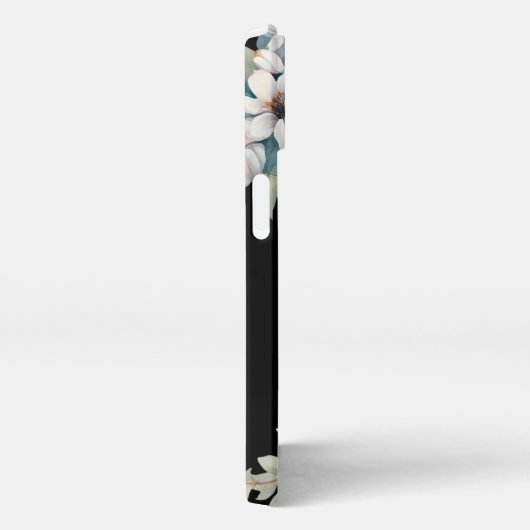 エレガントフローラと蝶 iPhoneケース (右側面)