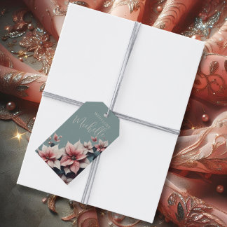 エレガントフローラのカスタマイズ ギフトタグ