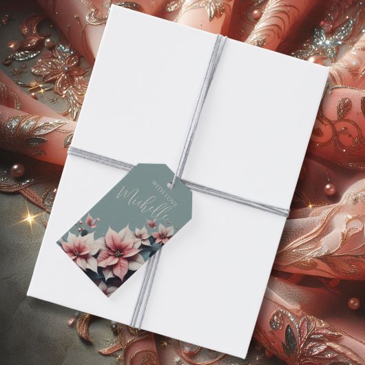 エレガントフローラのカスタマイズ ギフトタグ