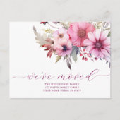 エレガントフローラの動きのお知らせ ポストカード (正面)