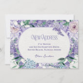 エレガントフローラの新しいホームアドレス 案内状 (正面)