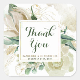 エレガントフローラの結婚作成 スクエアシール