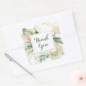 エレガントフローラの結婚作成 スクエアシール (封筒)