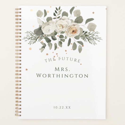 エレガントフローラは未来のミセス結婚ズ プランナー手帳 (正面)