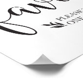 エレガントフローラは結婚退色を好む ポスター (角)