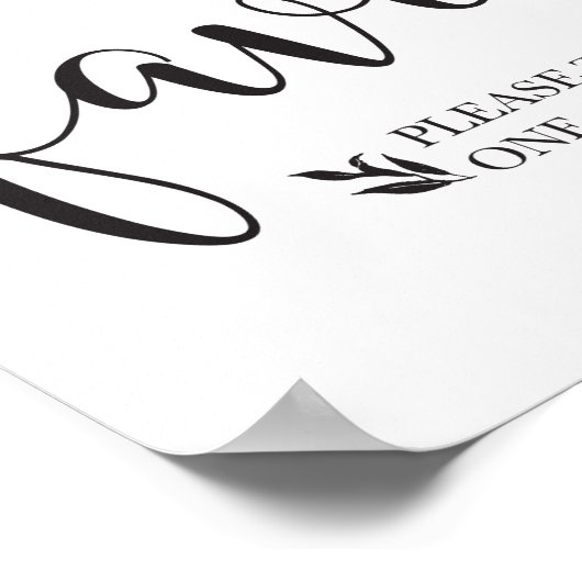 エレガントフローラは結婚退色を好む ポスター (角)