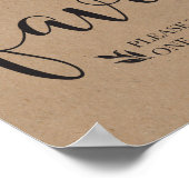 エレガントフローラは結婚退色を好む ポスター (角)