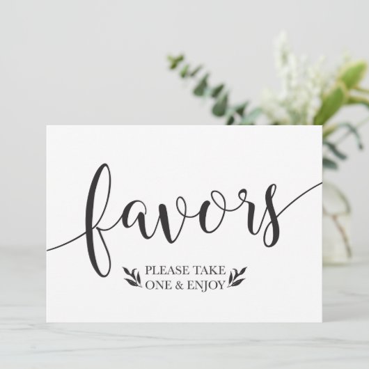 エレガントフローラは結婚退色を好む 招待状 (スタンド正面)