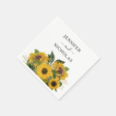 エレガントフローラひま結婚わり スタンダードカクテルナプキン (角)