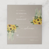 エレガントフローラひま結婚花 プレイスカード (外部開封)