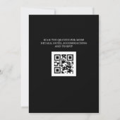 エレガントフローラをすべて詰め込ん結婚だ 招待状 (裏面)