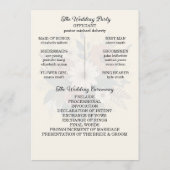 エレガントフローラアクセントとソフトカラーパレットフラット プログラム (裏面)