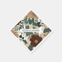 エレガントフローラアクセントとソフトカラーパレット