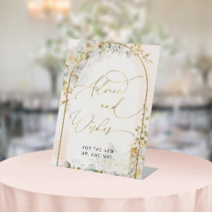 エレガントフローラアドバイス及びウィッシュ台座標識 台座サイン