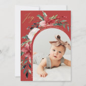 エレガントフローラアーチと写真 シーズンカード (正面)