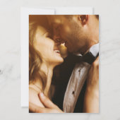 エレガントフローラアーチスクリプトロマンチック結婚写真 (裏面)