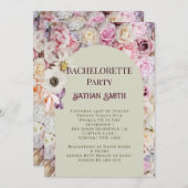 エレガントフローラアーチ夏バチェロレッテ 招待状 (正面/裏面)