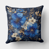 エレガントフローラアートワーク クッション (裏面)