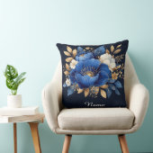 エレガントフローラアートワーク クッション (椅子)