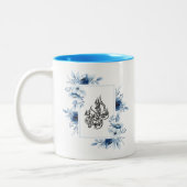 エレガントフローライスラーム書道アッラマグ ツートーンマグカップ (左)