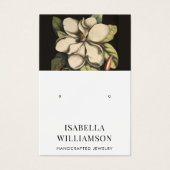 エレガントフローライヤリングジュエリー表示カード (正面)