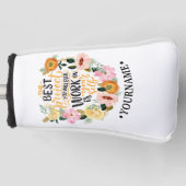 エレガントフローラインスピレーション動機引用文 ゴルフヘッドカバー (正面)