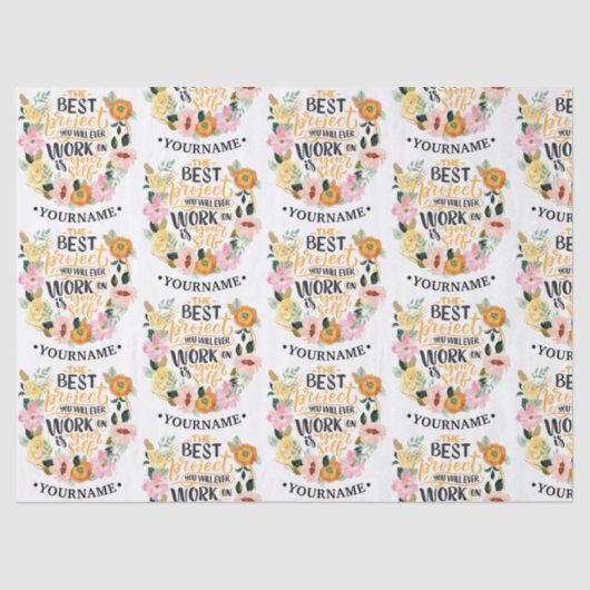 エレガントフローラインスピレーション動機引用文 薄葉紙 (正面)