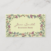 エレガントフローラウェディングプランナー名刺 名刺 (正面)