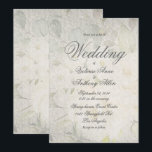 エレガントフローラウォーター素朴カラーVintage結婚式 招待状<br><div class="desc">豪華フェイクな錦織のリネンの外観はシンプルこの招待とシックエレガント。ヴィンテージ、アンティーク、素朴な外観はあなたの特別な日のための美しい結婚式招待状を作る。</div>