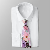 エレガントフローラオンBurgundy Water 結婚 color's ネクタイ (タイ)