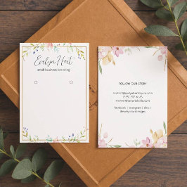 エレガントフローラカスタムジュエリーイヤリング表示