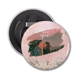 エレガントフローラカップルの写真 栓抜き