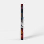 エレガントフローラカラフルデザイン SAMSUNG GALAXYケース (右側面)