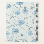 エレガントフローラカントリーブルーシャビーシック主催者 プランナー手帳 (裏面)