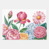 エレガントフローラガーデンラッピング紙 ラッピングペーパーシート (正面2)