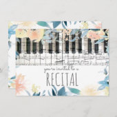 エレガントフローラガーリー発表会 招待状 (正面/裏面)