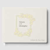 エレガントフローラククラシックレストボタニッ結婚クス ゲストブック (正面)