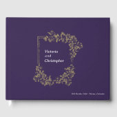 エレガントフローラククラシックレストボタニッ結婚クス ゲストブック (正面)