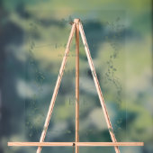 エレガントフローラクラシックリーフ結婚の アクリルサイン (ニュートラル)