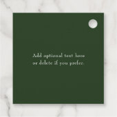 エレガントフローラクリス結婚チャンありがとう フェイバータグ (裏面)