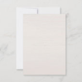 エレガントフローラクリーンラベ結婚ンダー 招待状 (裏面)