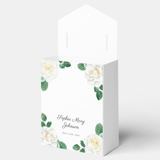 エレガントフローラクロスガール第一聖餐式 フェイバーボックス (オープン)